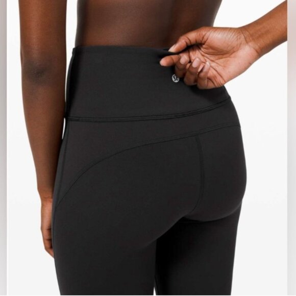 Lululemon Groove Pant Flare Super High-Rise Nulu, Black, Size 8 - Picture 3 of 6